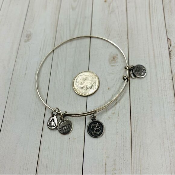 Alex and Ani Initial Z Bracelet - Picture 1 of 3